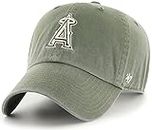 '47 MLB Moss Clean Up Adjustable Hat Cap, Adult One Size, Los Angeles Angels Moss, One Size