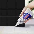 MKgrovv Universal Tile Grout Repair Kit for Bathroom Shower Kitchen Floor Tile Fast Drying Tile Grout Filler Tubes, Grout Sealer Restore and Renew Tile Joints Line, Gaps, Replace Grout Pen (White)