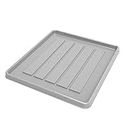 Storex School Locker and Office Cubicle Boot Tray, 12.38 x 0.81 x 11 Inches, Gray (00803A18C)
