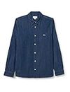 Lacoste Ch0197 Woven Shirts, Rinse, 42 para Hombre