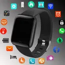 Silikon Sport Smart Uhr Männer Frauen Kinder Fitness Uhren Armband Elektronik Smart Uhr Für Android