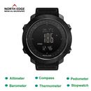 North Edge Outdoor Sport Mens Military Watch  Altimeter Swimming Compass Watches