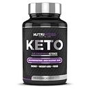 Nutrivized Keto Diet Pills - BHB - Premium Pure c8 MCT Oil - 1800mg - Exogenous Ketones - Weight Loss Formula for Men & Women - Contribute to Fatty Acid & Carb Metabolism - Made in The UK