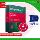 Kaspersky Internet Security 2023/2024 1 PC/dispositivo 1 anno download chiave EU