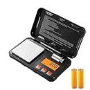 Digital Gram Scale, 200g x 0.01g Small Weight Scale, High Precision Grams and Ounces Scale with 50g Calibration, 6 Weighing Modes Jewelry Pocket Scales Used for Coin/Gold (2AAA Battery Included)