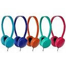 ZNXZXP Classroom Kids Headphones Bulk 5 Pack, Student On Ear Comfy Swivel Headset for School Library Airplane Online Learning Travel Stereo Sound 3.5mm Jack (Z5 Mixed Color)