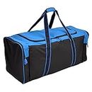 Jetstream Heavy Duty Multi Pocket Large Sports Gym Equipment 3-Pocket Travel Duffel Bag (36 Inch, Blue)