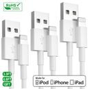 10FT OEM iPhone USB Data Charger Cable For Apple iPhone 14 13 12 Pro Car Charger