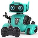 QIZEBABY Kids Robot Toy,Remote Control Robot with LED Eyes & Sounds & Dance & 360°Rotation,RC Car Toy, Gifts for 2 3 4 5 6 7 8 Years Old Boys Girls
