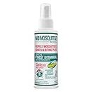 No Mosquitoz Botanical Bug Repellant, Effective for Gnat, Mosquito, and Biting Flies, Hand-Crafted and DEET-Free, Non-Greasy Formula, 4 Ounce Spray Bottle