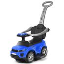3-In-1 Kids Ride on Push Car Sliding Car Toddler Stroller w/ Music Toy Blue