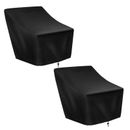  Covers,2 Pack  Outdoor Lounge Deep  Furniture Cover,Single5485