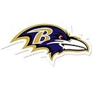 NFL Siskiyou Sports Fan Shop Baltimore Ravens Auto Decal 8 inch sheet Team Color
