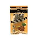 King Palm Mini Size Cones - (Squeeze & Pop Pre Rolls) - Natural Pre Rolls Palm Leafs - Organic Rolls - Flavored Pre Rolled Cones - Flavored Cones - (Pine Drip, 1 Pack (5 Rolls))
