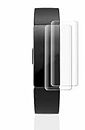 BROTECT 2 Stück Full-Cover Schutzfolie für Fitbit Inspire HR Full-Screen Displayschutz-Folie [3D Curved, Anti-Fingerprint, Kristall-Klar]