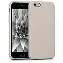 kwmobile Custodia Compatibile con Apple iPhone 6 / 6S Cover - Back Case per Smartphone in Silicone TPU - Protezione Gommata - marrone grigio