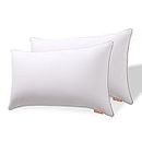 Sweetnight Bed Pillows 2 Pack- Neck Pillow For Sleeping,Hotel Quality Pillows For Side Stomach And Back Sleepers, 48 X 74 cm (2 Pack)
