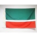 AZ FLAG - Drapeau Tchétchénie - 150x90 cm - Drapeau République Tchétchène 100% Polyester Avec Fourreau et cordelette - Pavillon 110 g