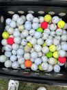 Assorted Hitaway/Practice Recycled Used Golf Balls, Color Mix - 100 Count