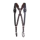 RL Handcrafts Clydesdale Lite Dual Leather Camera Harness (Large, Coffee) CLCOF-L-004