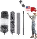 4 PCS Microfiber Dusting Duster Soft Feather Brush Household Cleaning Dust Tool