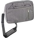 Navitech Grey Sleek Water Resistant Travel Bag - Compatible with RCA Voyager 7" Tablet
