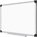 XBoard Small Magnetic Dry Erase Whiteboard 15 x 12 Inch, Hanging White Board for Wall with Pen Tray | Silver Aluminum Frame Marker Board for Home Office Classroom