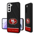 San Francisco 49ers Personalized EndZone Plus Design Galaxy Bump Case