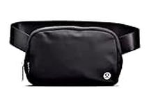 Lululemon Athletica Everywhere Belt Bag, Black, 7.5 x 5 x 2 inches, Black, One Size, Belt Bag