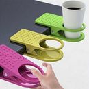 Cup Drink Holder Clip Coffee Mug Desk Lap Folder Holder Office Supplies-wf G1