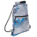 Blue roll-top 10L cinch dry bag, unisex