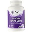 AOR - Fem Calm, 60 Capsules - PMS Relief, Mood Support, Regulate Menstrual Cycle, Hot Flashes, Bloating Relief and Hormonal Balance for women - PMS Support Supplement for Women