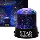 Proyector de estrellas luz nocturna bebé galaxia lámpara de estado de ánimo regalo dormitorio giratorio LED nuevo