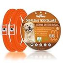 Repellent Collars for Dogs,Repellent Collar for Dogs, Adjustable Water Resistant repellent Collar Dog, Natural Dog repellent Collars for Puppies Small Medium Large Dogs,Orange 2pack