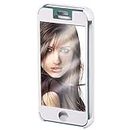Hama Mirror Schutzhülle für iPhone 5/5S weiß/Silber