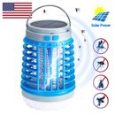 Solar Mosquito Killer Lamp USB Hanging Light Electronic Fly Bug Insect Zapper
