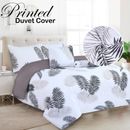 Luxury Reversible Duvet Cover Quilt Cover Bedding Set Single Double King Size
