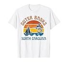 Outer Banks North Carolina Marlin Angelboot OBX Beach T-Shirt