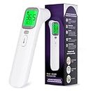 Forehead and Ear Thermometer, Digital Infrared Thermometer for Adults and Kids with Fever Alarm, Memory Function, Large LED Digits, High Accuracy, Instant Accurate Reading Baby Thermometer
