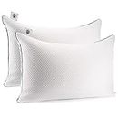 Martian Dreams Luxury Hotel Pillows (2 Pack) - 100% Hypoallergenic Ultra Soft Microfibre Filling (50x75cm)