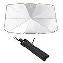Foldable Car Windshield Sunshade Front Window Cover Visor Sun Shade Umbrella for SUV Truck to Keep Vehicle Cooler (145 x 79cm)