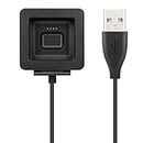 Kissmart Charger for Fitbit Blaze, Replacement Charging Cable Dock Adapter USB Cord for Fitbit Blaze Smart Fitness Watch [3.3ft/1m]