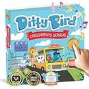 Libri Musicali Ditty Bird per Bambini: Filastrocche divertenti come "The Wheels On The Bus" con suoni interattivi. Adatti a bambini da 1 a 3 anni. Libri sonori resistenti.