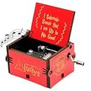 Caaju Harry Potter Music Box Hand Crank Classic Music Box Birthday Gifts for Girls Boys Kids Friends Family Harry Potter i Solemnly Swear That i am Sound Box (Red)