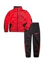 Nike Boys' 2-Piece Tricot Tracksuit - Black/red, 7