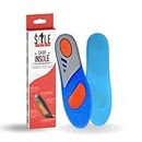 The Sole Care Shoe Insoles Pair for Men & Women|Walking,Running,Sports,Formal and Safety Shoes|All Day Comfort Shoe Inserts with Dual Gel Technology (Size 7 to 12)