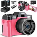 S100 Digitalkamera am nächsten Arbeitstag für Fotografie und Video, 48 MP 4K Vlogging-Kamera mit