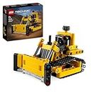 LEGO Technic Le Bulldozer, Jouet de Construction pour Enfants, Véhicule Excavateur, Cadeau pour Garçons et Filles Dès 7 Ans, Jeu Imaginatif 42163