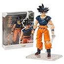 Anime DB Son Goku Ultra Instinct Sign Exclusive Color Edition SHF Action Figure PVC Statue Collection Model Toys Birthday Gifts 6.3 Inch