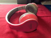 Auriculares inalámbricos sobre la oreja Beyution HiFi Bluetooth incorporados micrófono rosa